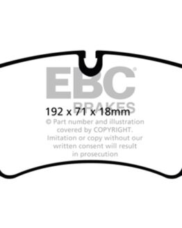EBC Greenstuff Front Brake Pads DP62123 Fits 14+ Land Rover LR4 3.0 SC