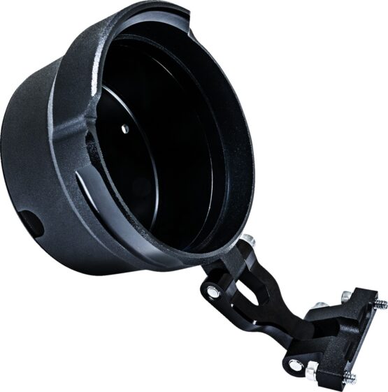 Performance Machine Round Gauge Relocation Kit Black Ops