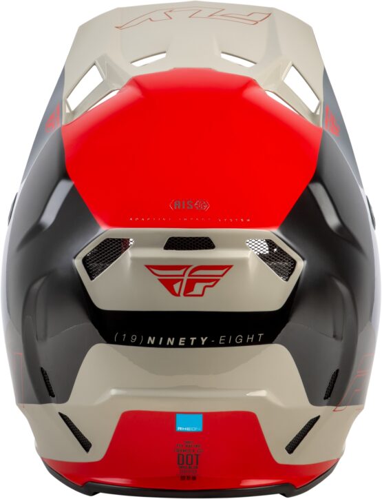 Fly Racing Formula CC Glide Helmet Black/Red/Grey XL - Image 3