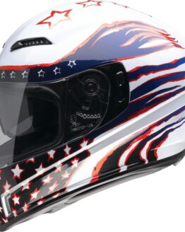 Z1R Jackal Patriot Helmet Large White/Red/Blue