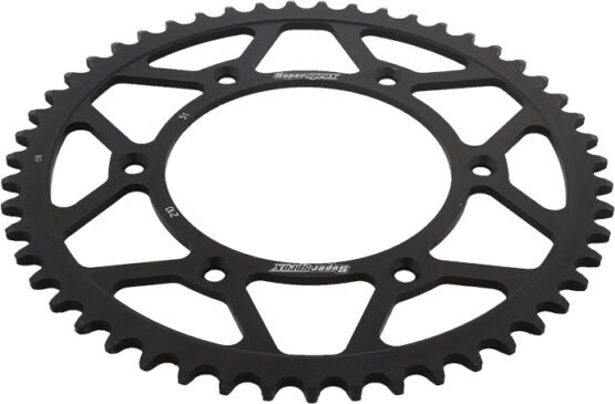 Supersprox Steel Rear Sprocket 51T Black Fits Honda - Image 4