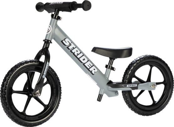 Strider 12 Sport Balance Bike Matte Gray Ages 18 Months to 5 Years - Image 4