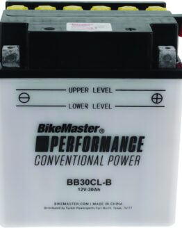 BikeMaster BB30CL-B Conventional Battery, 300CCA