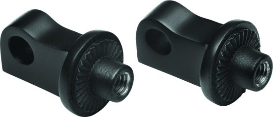 Kuryakyn Splined Peg Adapter XL Satin Black (Pair)