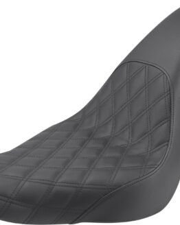 Profiler Lattice Stitched 2-Up Seat - Black