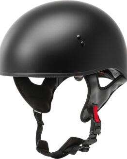 GMAX HH-65 Naked Half Helmet Matte Black Medium