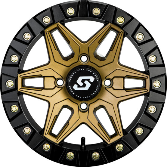Split 6 Beadlock Wheel Bronze/Black 4/110 14X7 6+1 - Image 2