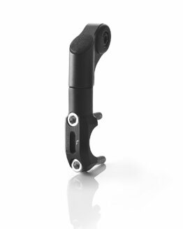 Rizoma Universal Handlebar Mirror Mount Kit Black