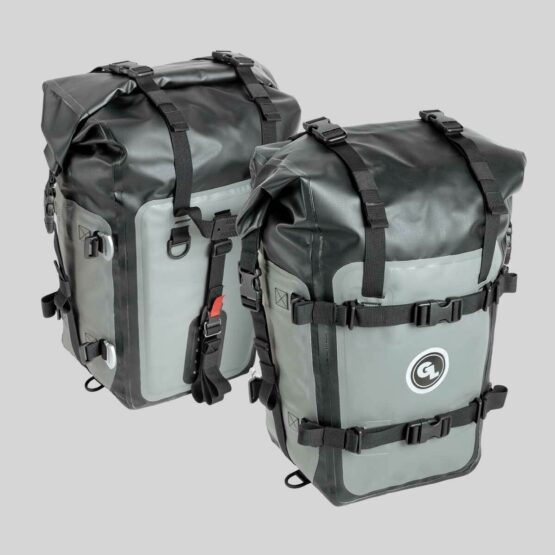 Giant Loop MotoTrekk Panniers 50L Gray/Black Pair - Image 6