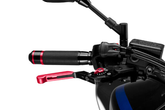 PUIG Hi-Tech Extendable Folding Brake Lever Red