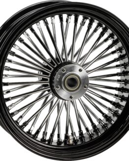 HardDrive RR 48-Spoke Black Rear Wheel 18x4.25 Fits 2000+ Models