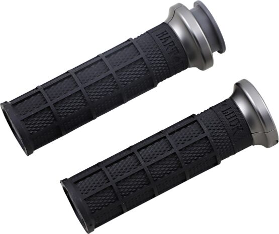 ODI Hart-Luck V-Twin Lock-On Grips Black Graphite For Indian