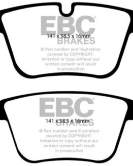 EBC Yellowstuff Rear Brake Pads Semi-Metallic DP41942R Fits 07-11 CL63 AMG