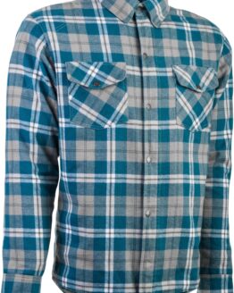 Highway 21 Marksman Flannel Grey/Blue Large Men's Jacket