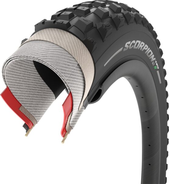 Pirelli Scorpion E-MTB R Rear Tire 27.5 x 2.8 Tubeless Ready Black - Image 3