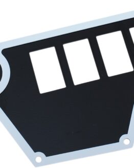 Moose Dashplate Left White 4Switch Large Fits 15-19 Polaris RZR 900/1000