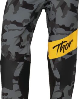 Thor SPORTMODE Shadow Pants Women's 9/10 Yellow Black Camo Gray