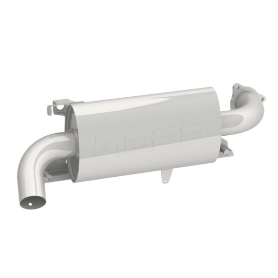 MBRP Oval Sport Slip-On Exhaust Muffler Fits 20-22 Polaris RZR Pro XP Turbo - Image 2