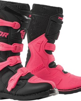 Blitz XP Dirt Bike Boots - Black & Pink Women's Size 6
