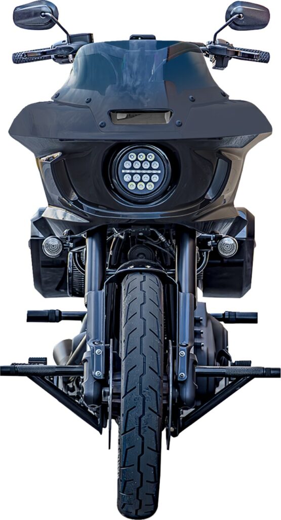 Burly Brand Brawler Kit Front Black For Harley M8 Softail Models - Image 3
