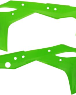 Cycra Powerflow Radiator Shrouds Flo Green