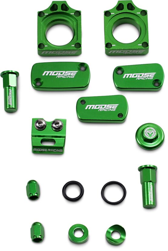 Moose Bling Pack Green For Kawasaki KX250 KX450 KX250XC KX450XC
