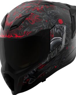 ICON Ultraflite Misanthrope MIPS Full Face Helmet 2XL Black Red