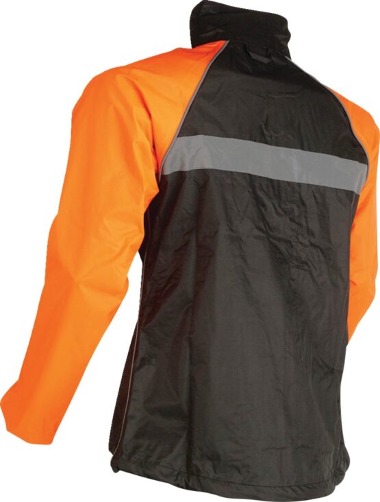 Z1R Women's Waterproof Jacket Black/Orange Large - Image 3