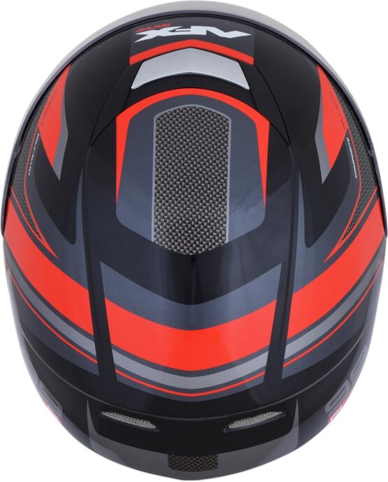 FX-99 Full Face Street Helmet Red Small - Image 4