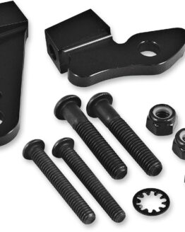 POWERMADD Star Series Handguard Mount Kit Black For Harley Dyna Softail Touring