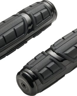 CIRO Chicane Grips Cable Black Gloss Pair For Harley-Davidson