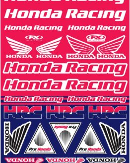Factory Effex Hon Racing Sticker Sheet Universal Graphic Kit