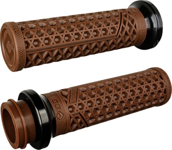 ODI Vans V-Twin TBW Grips Brown/Black for 1" Harley Davidson