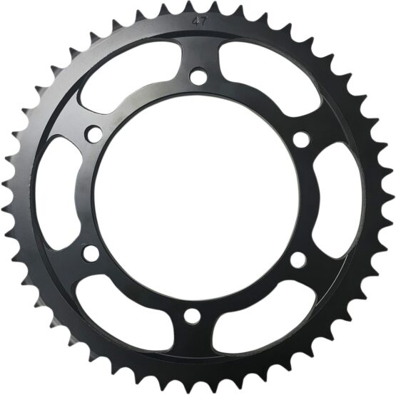 Parts Unlimited Rear Sprocket 530 47T Black Steel For Yamaha YZF600R