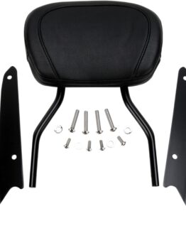 Short Round 14" Sissy Bar - Black