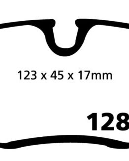 EBC Yellowstuff Rear Brake Pads DP41289R Fits 99-02 BMW Z3 2.5