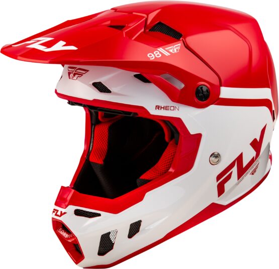 Fly Racing Formula CC Objective Helmet Red/White Large