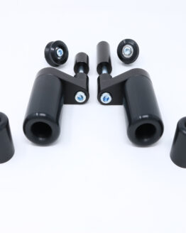 Shogun Complete No Cut Frame Slider Kit Black For Kawasaki Ninja 500 2024