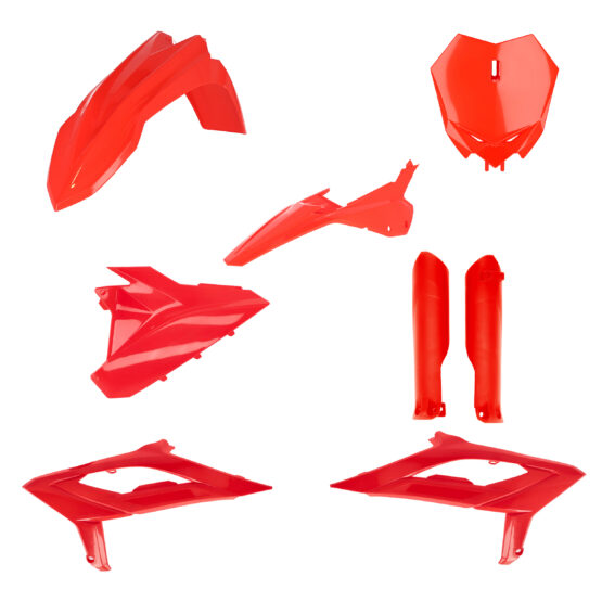 Acerbis Full Plastic Kit Red For Beta 300 RX 2023-2024, 450 RX 2024