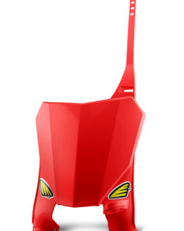 Cycra Stadium Number Plate - Red Fits Honda