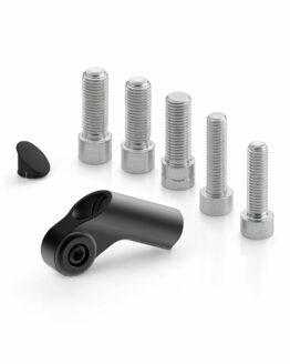 Rizoma Universal Mirror Adapter Side Mount Black