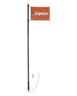DragonFire Racing 6Ft Spiral Led Whip - Smoked