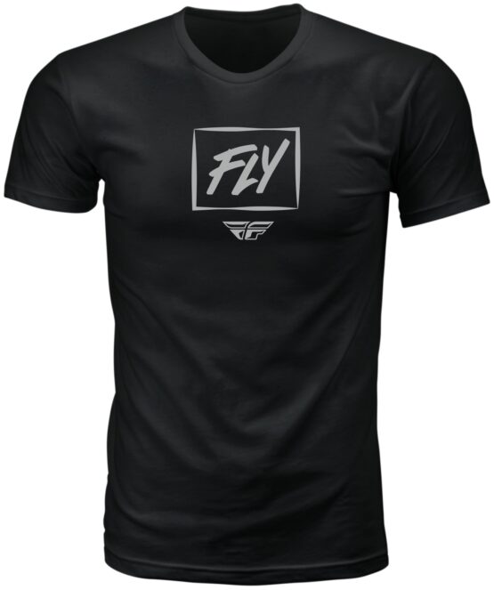 Fly Racing Zoom Tee Black Small