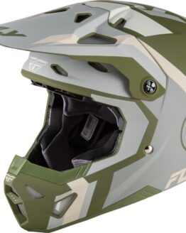 Fly Racing Formula CP Seal Helmet Matte Stone/Khaki/Olive Medium