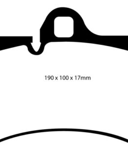 EBC Yellowstuff Front Brake Pads DP41521R Fits 04-07 Porsche Cayenne 3.2