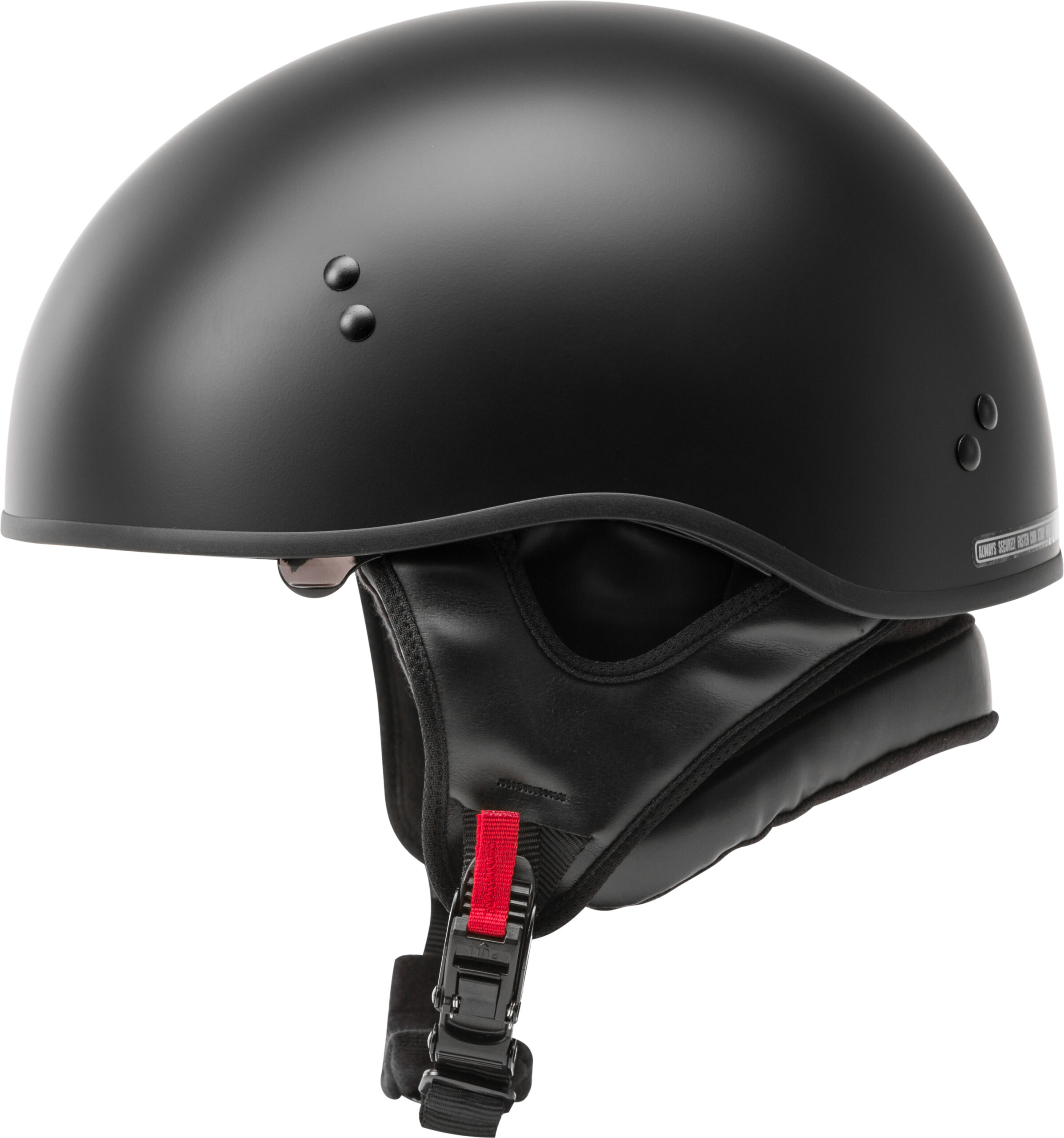GMAX HH-65 Half Helmet Naked Matte Black 2X-Large - Image 5