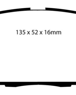 EBC Yellowstuff Front Brake Pads DP41254R Fits 07-11 Acura CSX 2.0 Type S