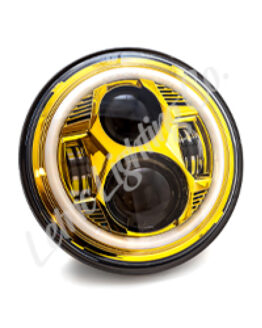 Letric Lighting 7in Gold Led W/ Full Halo