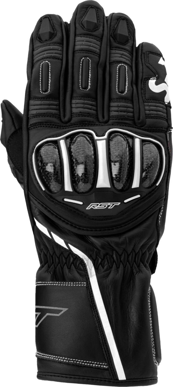 RST S1 CE Glove Black/Black/White Small