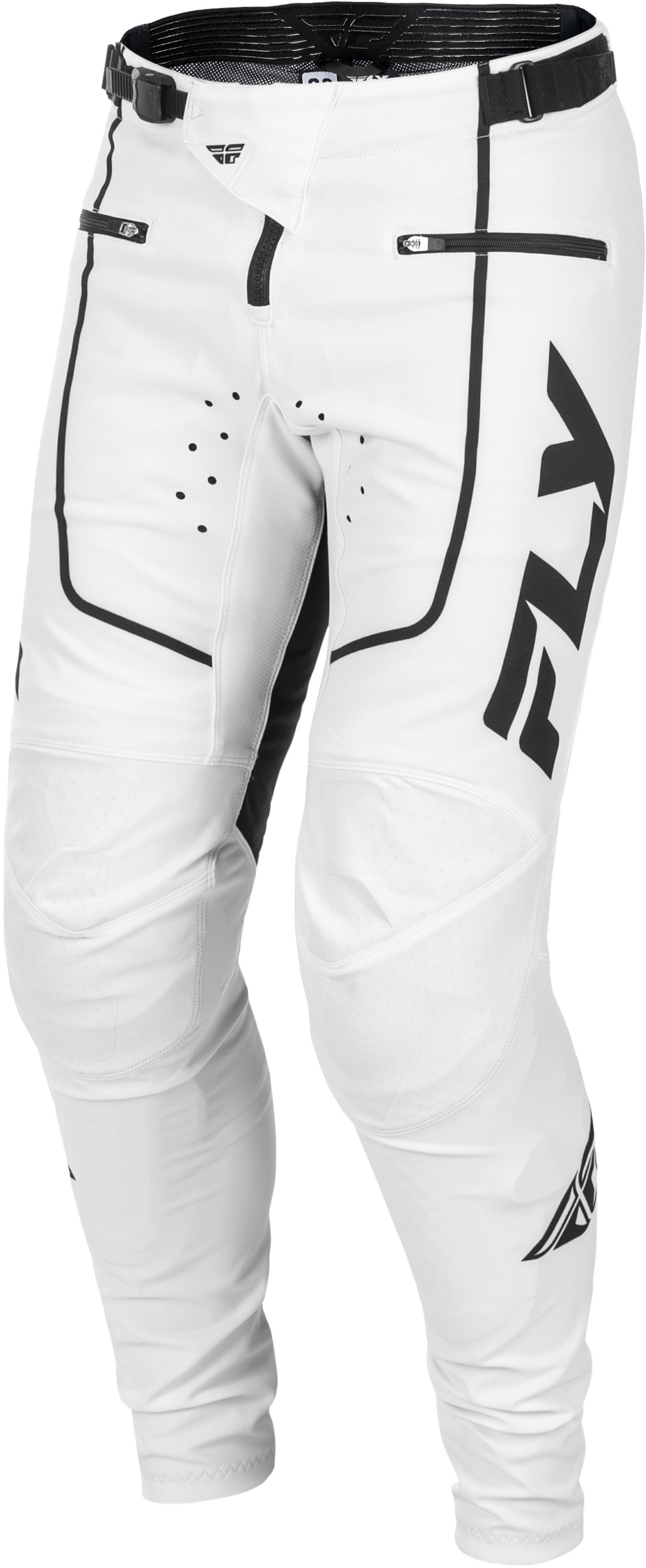 Fly Racing Youth Rayce Bicycle Pants White/Black Sz 22 - Image 3
